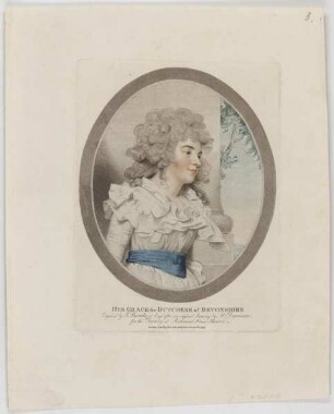 Bildnis der Georgiana of Devonshire