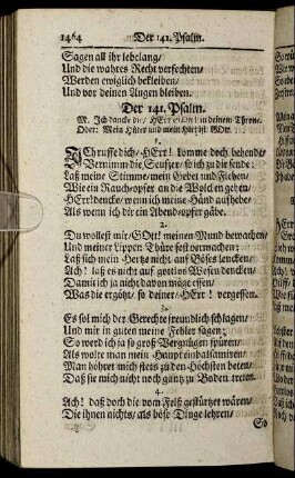Der 141. Psalm. - Der 150. Psalm.