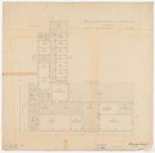 Jugoslawische Gesandtschaft, Berlin-Tiergarten: Grundriss EG 1:100