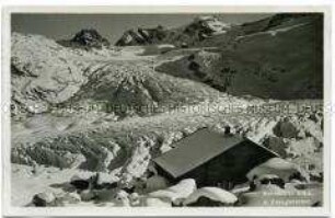 Bovalhütte und Persgletscher, Schweizer Alpen