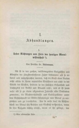 529-553 Ueber Richtungen und Ziele der heutigen Moralwissenschaft