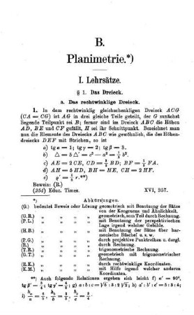 I. Lehrsätze.