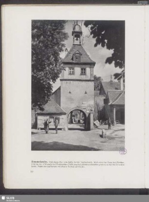 Sommerhausen. Ochsenfurter Tor (erste Hälfte des 16. Jahrhunderts)