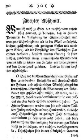 Zweyter Abschnitt.