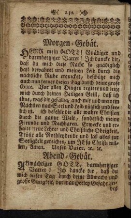 Abend-Gebät.
