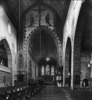 Erfurt, Reglerkirche St. Augustinus, Inneres: Blick zum Chor nach Osten
