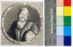 Porträt des britischen Mathematikers und Geographen John Dee