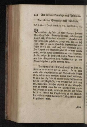 Am vierten Sonntage nach Trinitatis.