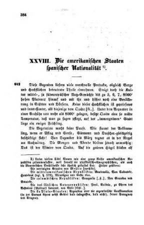 XXVIII. Die amerikanischen Staaten spanischer Nationalität