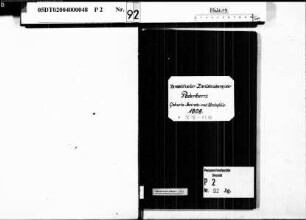 Zivilstandsregister der Juden für die Stadt Paderborn (GAHT 1808, GHT 1818 1819) (Gemeinde: Paderborn)