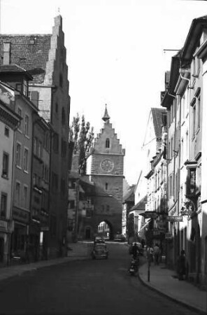 Überlingen: Straße mit Tor