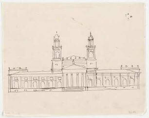 Thiersch, Friedrich von; Leipzig (Sachsen); Reichsgericht - Fassade (Ansicht)