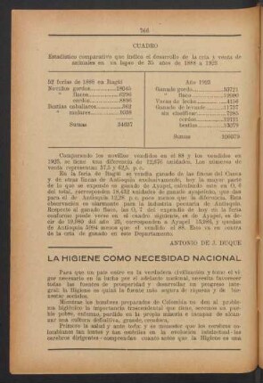La higiene como necesidad nacional
