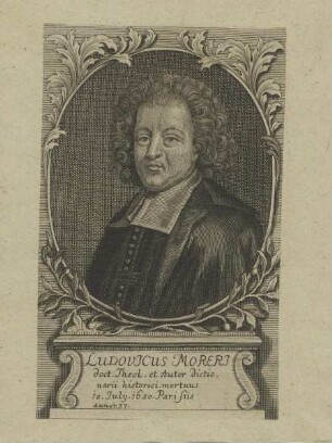 Bildnis des Ludovicus Moreri