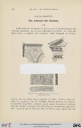 Achter Abschnitt: Das Aeussere der Kirchen