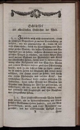 Schlüssel zur allerältesten Geschichte der Welt.