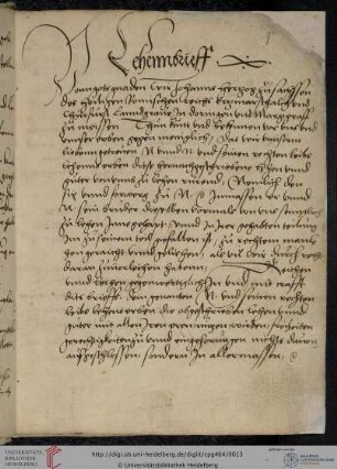 Formulare Kurfürst Johanns von Sachsen, 1525-1530