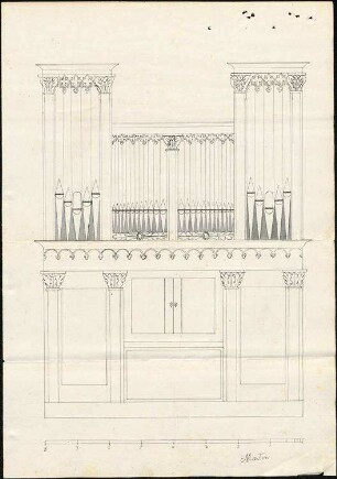 Herstellung der Kirchenorgel