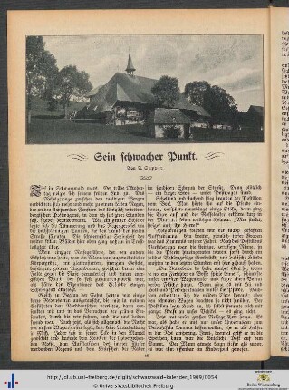Ein schwacher Punkt.