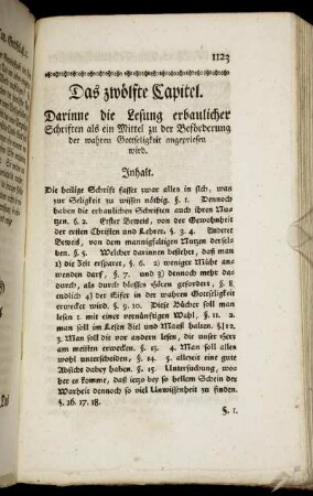 Das zwölfte Capitel.