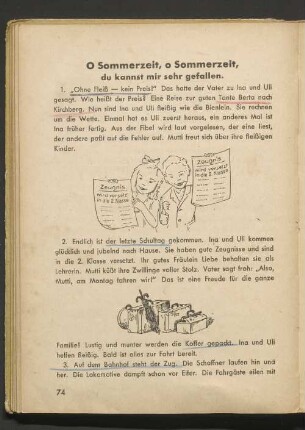O Sommerzeit, o Sommerzeit du kannst mir sehr gefallen.