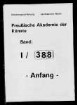 Protokolle von Senatssitzungen