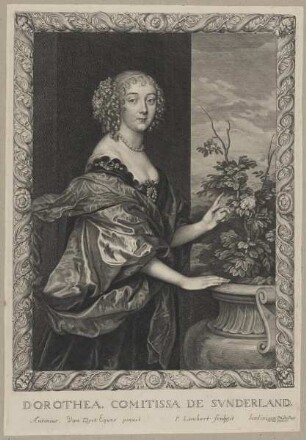 Bildnis der Dorothea Comitissa de Svnderland