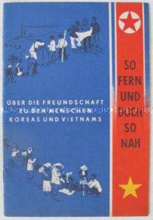 Illustrierte Agitationsschrift für Solidaritätsspenden für Korea und Vietnam