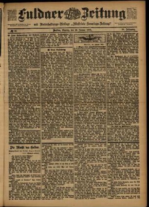 Ausgabe vom Montag, den 26. Januar 1903.