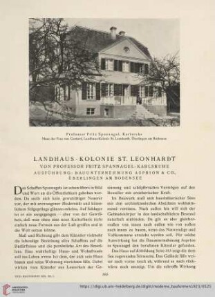 22: Landhaus-Kolonie St. Leonhardt