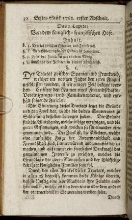 Das 2. Capitel. Von dem königlich-französischen Hofe.