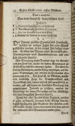 Das 2. Capitel. Von dem königlich-französischen Hofe.