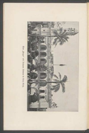 Eine "Plazza" mit Zollhaus Aduana in Vera-Cruz. - [Fotografie]