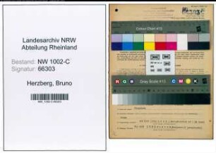 Entnazifizierung Bruno Herzberg, geb. 31.03.1886 (Vertreter)