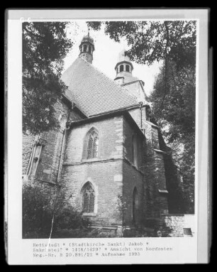 Stadtkirche Sankt Jakob — Sakristei?