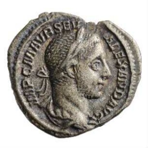 Münze, Denar, 227 n. Chr.