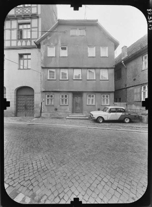 Schmalkalden, Stumpfelsgasse. Wohnhaus. Straßenfront