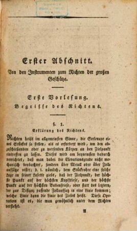 Vorlesungen über die Artillerie : zum Gebrauch der Königl. Sächs. Militär-Akademie, 3. Mit 7 Tabellen