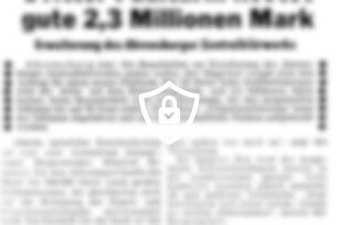 Dritter Faulturm kostet gute 2,3 Millionen [Name maskiert]
