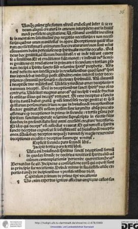 Incipit tertia pars tertii libri.