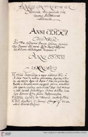 1605 bis 1613 (Ludwig Heckmann)