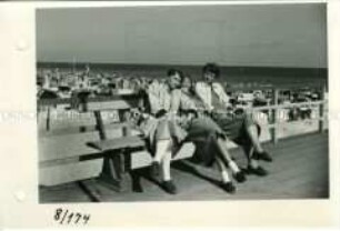 FDGB-Urlauber in Ahlbeck