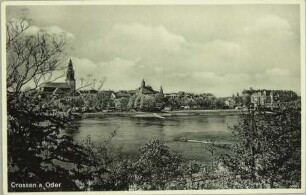 Postkarte, Crossen (Krosno Odrzańskie)