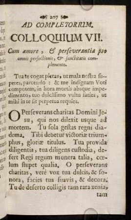 207-219, Colloquium VII.