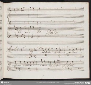 Recitativo: Laetamini pastores