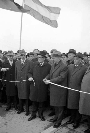 Verkehrsübergabe der neuen Autobahn Mannheim/Schwetzingen - Sinsheim.