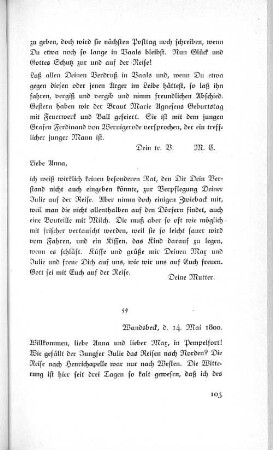 59 Wandsbeck, d. 14. Mai 1800.