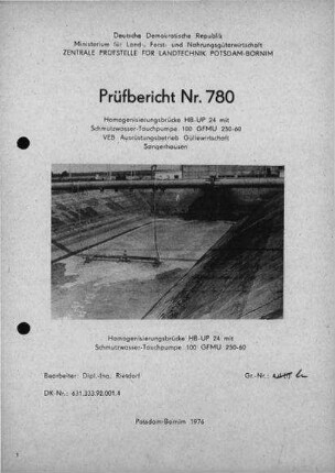 Homogenisierungsbrücke HB-UP 24 mit 100 GFMU 250