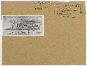 Teilbebauungsplanung Wohnkomplex 6 A und B. Berlin, Treptow, Köpenicker Landstraße/Dammweg/Eichbuschallee