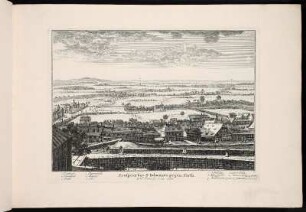 3. Prospect bey St. Iohannes gegen Fürth. - Johannisfriedhof, Nürnberg; Johannisstraße, Nürnberg; Fürth (Bayern); Fürth-Poppenreuth; Nürnberg-Wetzendorf; Nürnberg-Muggenhof; Nürnberg-Doos